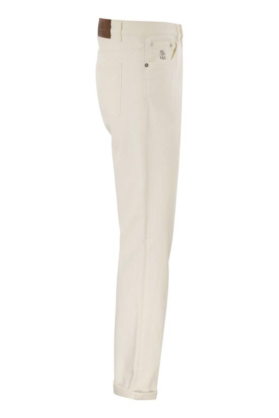  브루넬로 쿠치넬리 라이트웨이트 데님 팬츠 M277PD3210 C7210 WHITE - BRUNELLO CUCINELLI