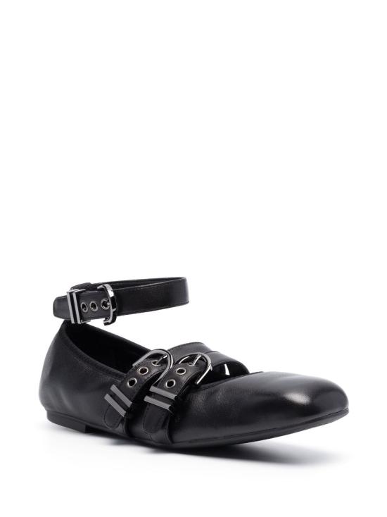  스튜어트 와이츠먼 플랫 슈즈 SE996BLK BLACK - STUART WEITZMAN