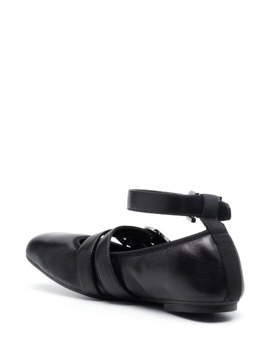  스튜어트 와이츠먼 플랫 슈즈 SE996BLK BLACK - STUART WEITZMAN