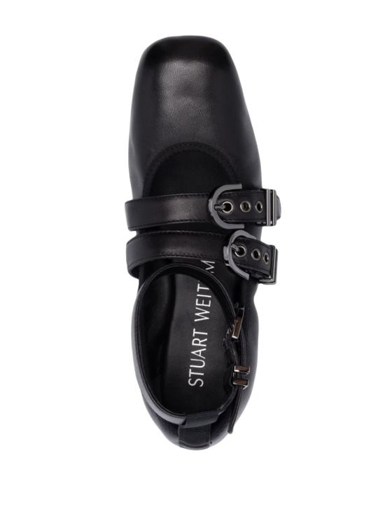  스튜어트 와이츠먼 플랫 슈즈 SE996BLK BLACK - STUART WEITZMAN