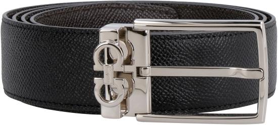  살바토레 페라가모 가죽 벨트 67A037 708206 black - SALVATORE FERRAGAMO