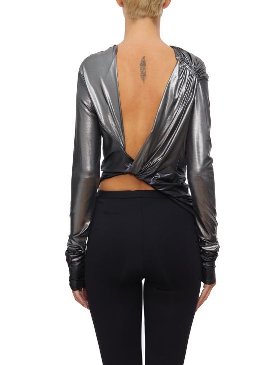  릭 오웬스 긴팔 티셔츠 GLI02C2206GVIDEG18D GREY - RICK OWENS