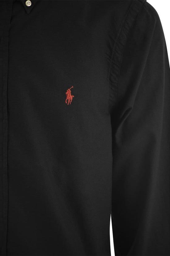  폴로 랄프로렌 커스텀 핏 버튼 다운 셔츠 710772290 001 BLACK - POLO RALPH LAUREN