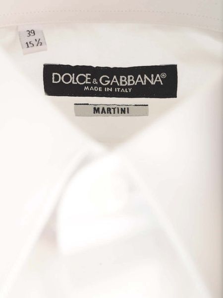  돌체앤가바나 긴팔 셔츠 G5JL8TGG865 W0800 White - DOLCE & GABBANA