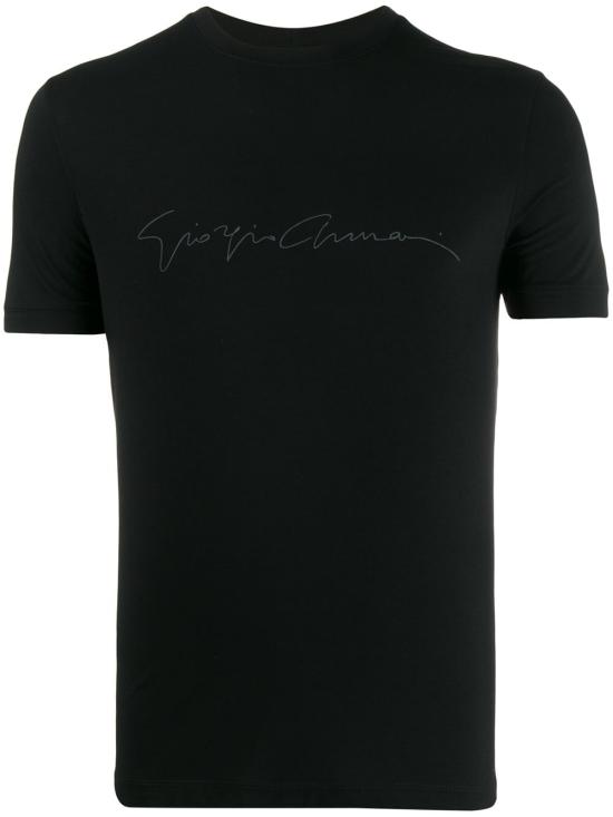 26FW 조르지오 아르마니 반팔 티셔츠 6GST56SJP4Z UC99 BLACK