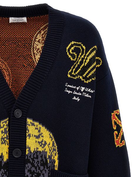  오프화이트 봄버 자켓 OMHB019F23KNI001 SIERRALEO - OFF WHITE