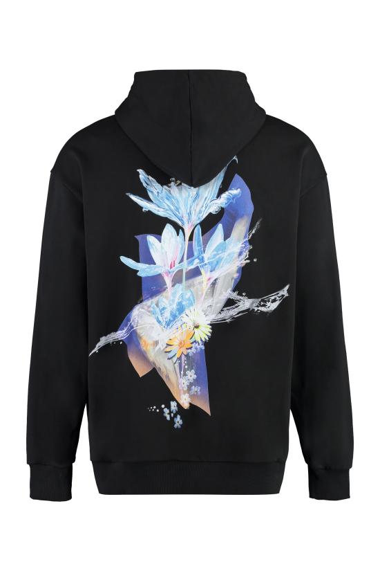  엠시엠 후드 티셔츠 MHADAMM02 BK black - MCM