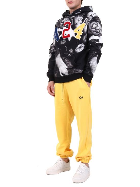  424 후드 티셔츠 8012115 J846 BLACK - 424