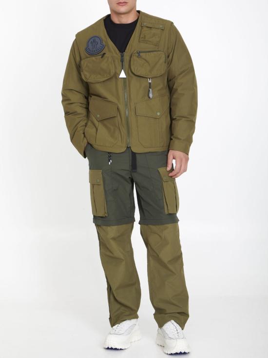  몽클레어 스트레이트 팬츠 2A00001M3405 GREEN - MONCLER