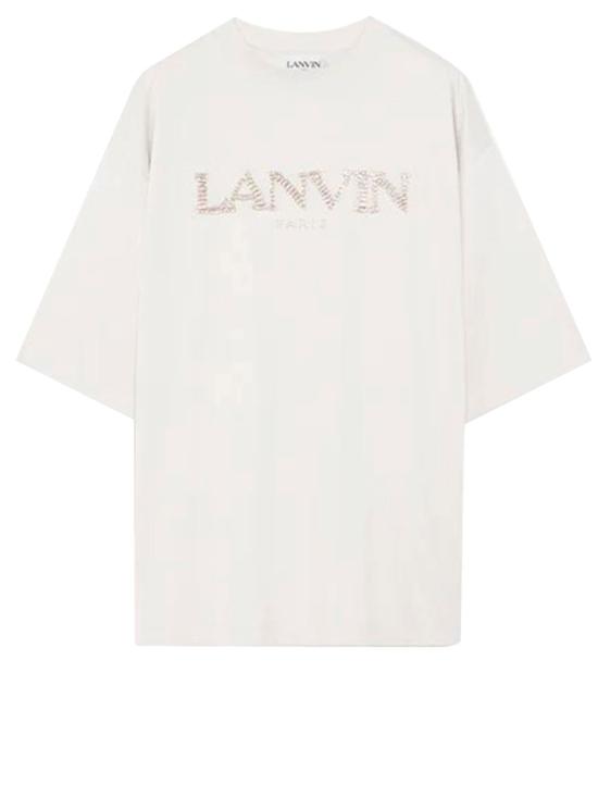  랑방 반팔 티셔츠 RM TS9026 J029 A23 04 BEIGE