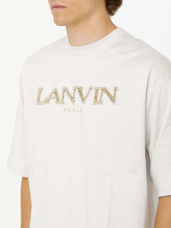  랑방 반팔 티셔츠 RM TS9026 J029 A23 04 BEIGE - LANVIN