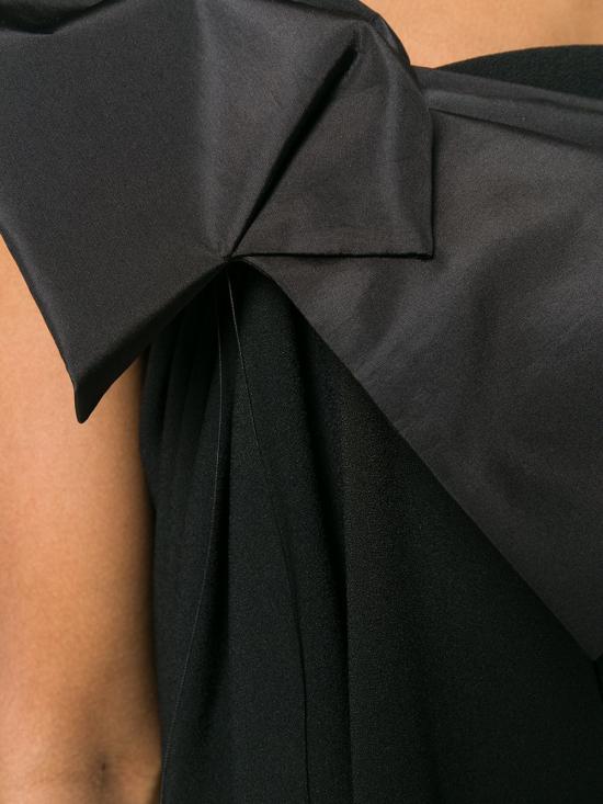  생로랑 숏 원피스 514632Y012W 1000 BLACK - SAINT LAURENT