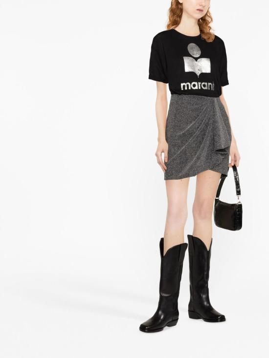  이자벨마랑에뚜왈 반팔 티셔츠 TS0004FAA1N10E01BK BLACK - ISABEL MARANT ETOILE