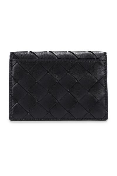 25SS 보테가베네타 인트레치아토 카드지갑 667141VCPP3 8425 BLACK - BOTTEGA VENETA