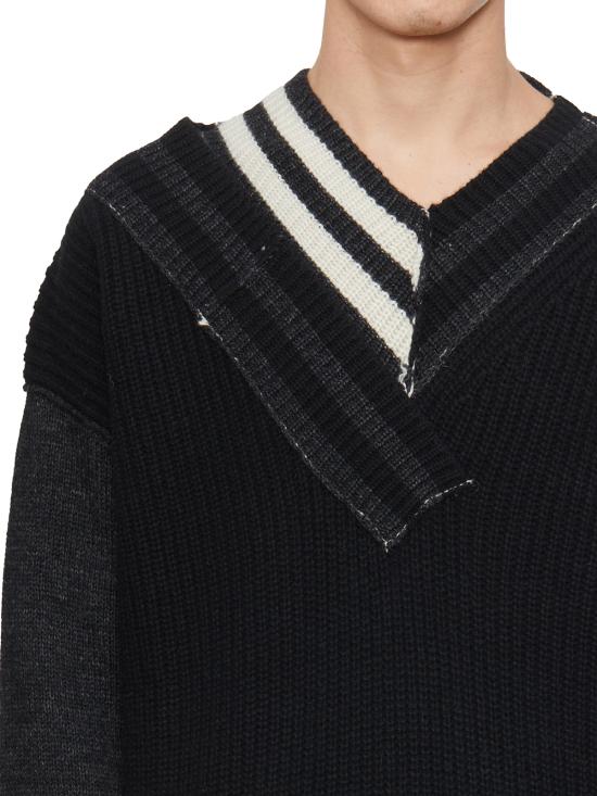  이자벨베네나토 스웨터 GUK94F23BLHGRFT BLACK - ISABEL BENENATO