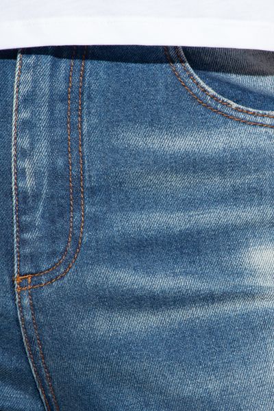  발망 스트레이트 팬츠 BF1MG006DD646FF BLUE JEANS - BALMAIN