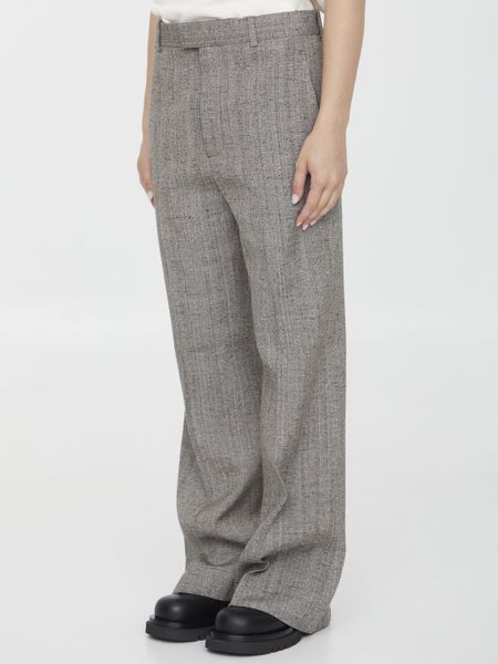  보테가베네타 스트레이트 팬츠 749965V36C0 2515 grey - BOTTEGA VENETA