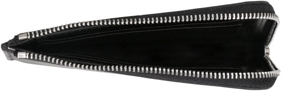  팜앤젤스 카드지갑 PMND011F23LEA0011003 BLACKOFFWHITE black - PALM ANGELS