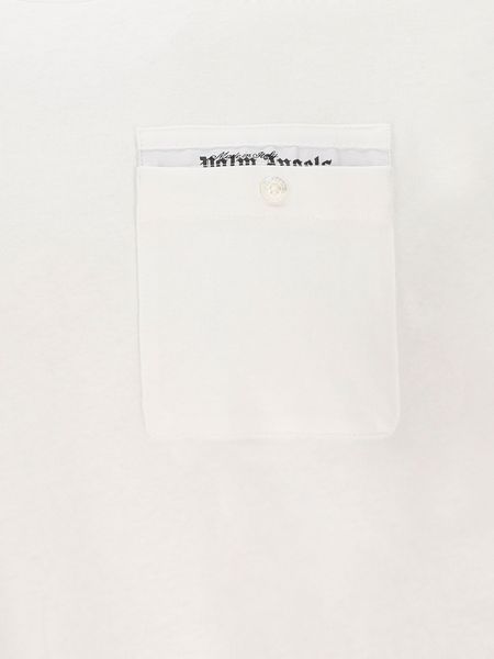  팜앤젤스 반팔 티셔츠 PMAA088E23JER001 0103 White - PALM ANGELS