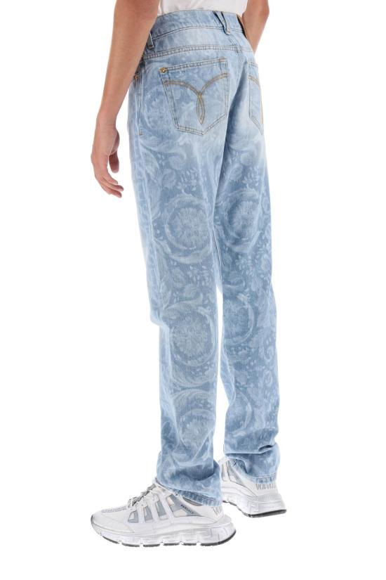  베르사체 스트레이트 팬츠 10078371A07661 1D380 Denim - VERSACE