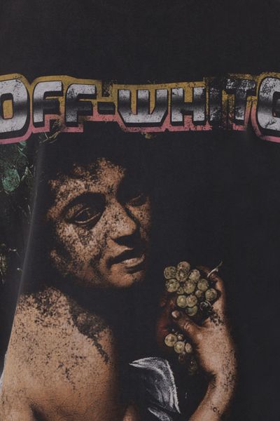  오프화이트 반팔 티셔츠 OMAA027F23JER006 1084 black - OFF WHITE