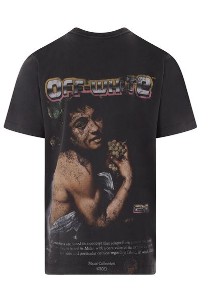  오프화이트 반팔 티셔츠 OMAA027F23JER006 1084 black - OFF WHITE