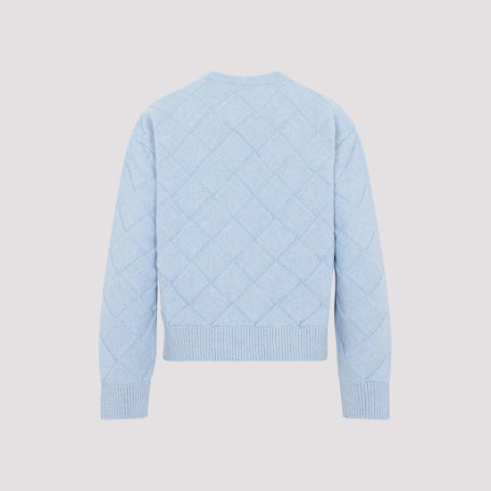  보테가베네타 스웨터 753728V36Y0 4225 Light Blue - BOTTEGA VENETA