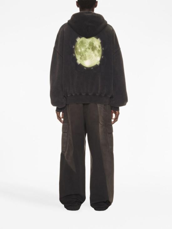  오프화이트 후드 티셔츠 OMBB118F23FLE008 1084 grey - OFF WHITE