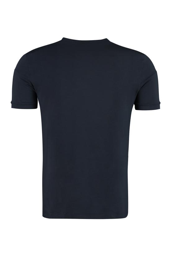  조르지오 아르마니 반팔 티셔츠 6GST56SJP4Z UBSG BLUE - GIORGIO ARMANI