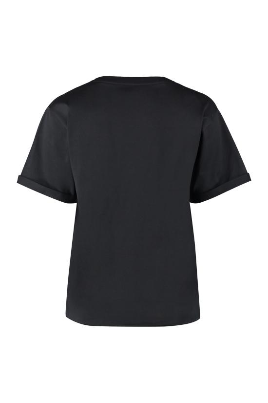  생로랑 보이프렌드 핏 숏슬리브 티셔츠 460876YB2DQ 1000 BLACK - SAINT LAURENT