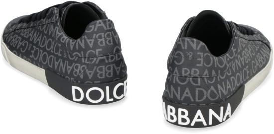 돌체앤가바나 PORTOFINO 포르토피노 스니커즈 CS2203AM924 8B969 black - DOLCE & GABBANA