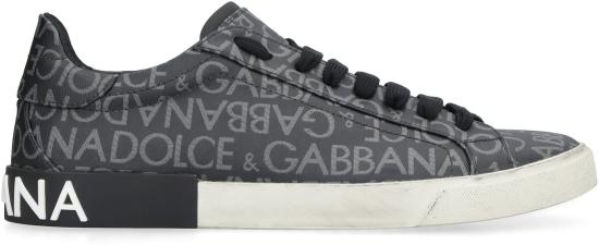  돌체앤가바나 PORTOFINO 포르토피노 스니커즈 CS2203AM924 8B969 black - DOLCE & GABBANA