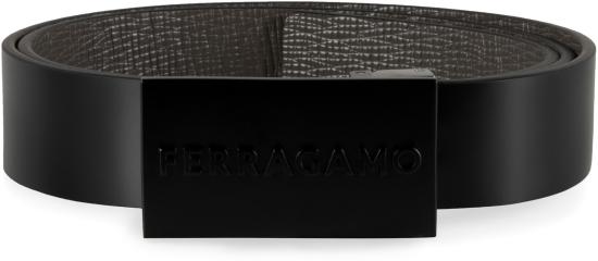  살바토레 페라가모 가죽 벨트 670260 764838 black - SALVATORE FERRAGAMO