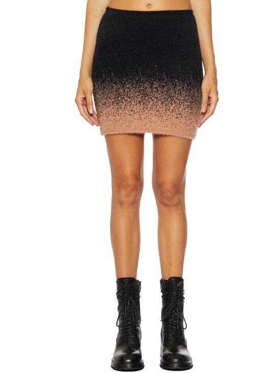  오토링거 숏 스커트 G702503BLWHRO BLACK WHITE