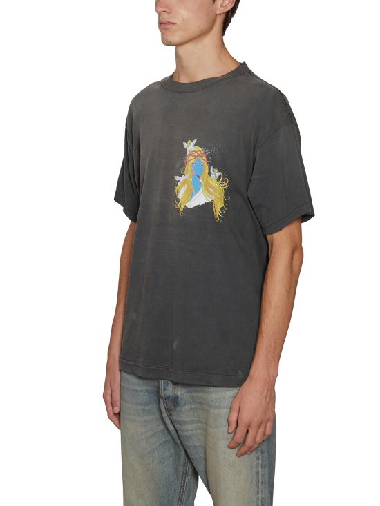  세인트 미카엘 반팔 티셔츠 GSMS230000013 GREY - SAINT MXXXXXX