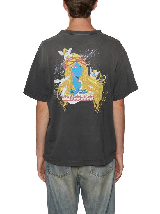  세인트 미카엘 반팔 티셔츠 GSMS230000013 GREY - SAINT MXXXXXX