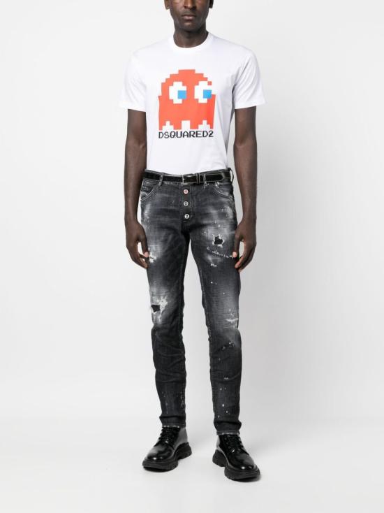  디스퀘어드2 반팔 티셔츠 S71GD1351S23009100 WHITE - DSQUARED2