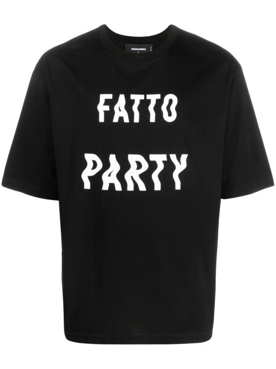  디스퀘어드2 반팔 티셔츠 S74GD1192S23009900 BLACK