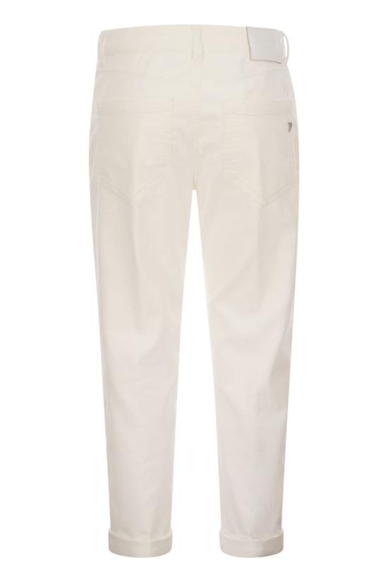  돈답 스트레이트 팬츠 DP268BVS0030YTRTDD 017 WHITE - DONDUP