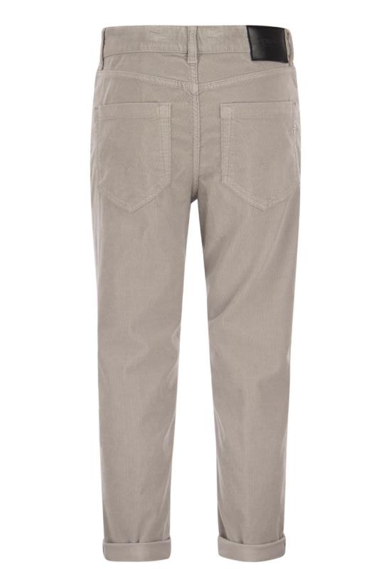  돈답 스트레이트 팬츠 DP268BVS0030YTRTDD 904 LIGHT GREY - DONDUP