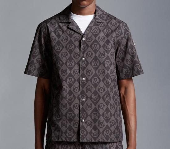  몽클레어 반팔 셔츠 2F00003M3447 GREENWHITE - MONCLER