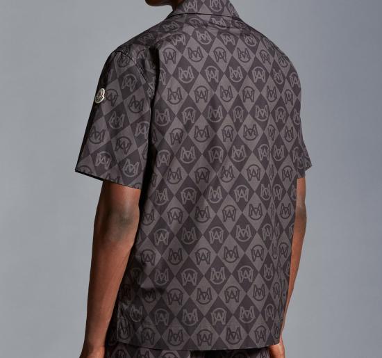  몽클레어 반팔 셔츠 2F00003M3447 GREENWHITE - MONCLER