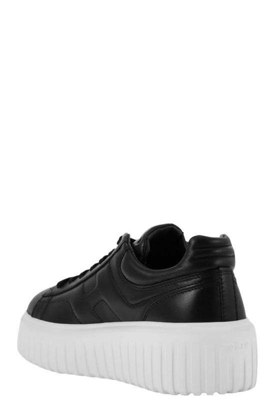  호간 H-스트라이프 스니커즈 HXW6450FC60LE9 B999 BLACK WHITE - HOGAN