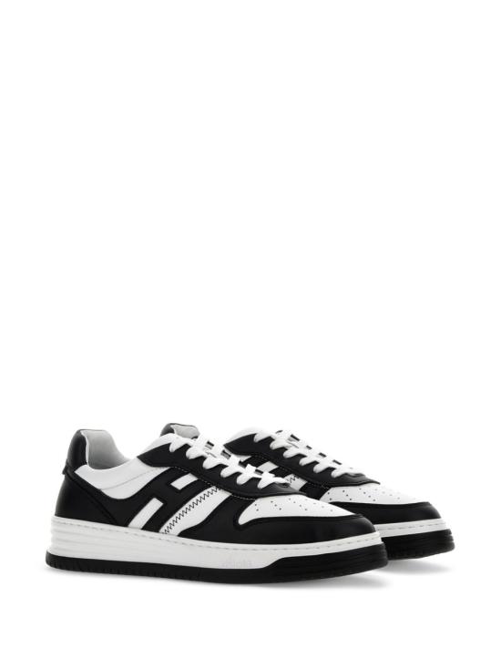  호간 스니커즈 HXM6300EU50R37 0001 WHITE BLACK - HOGAN