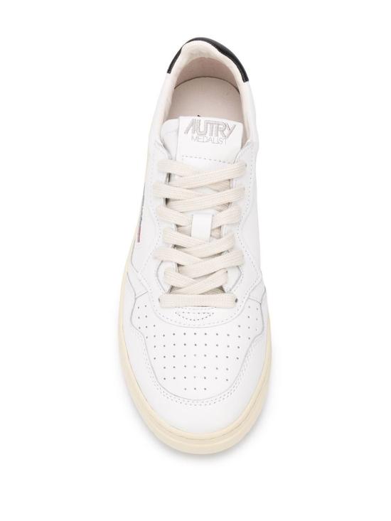  오트리 메달리스트 로우 스니커즈 AULM LL22 WHITE BLACK - AUTRY