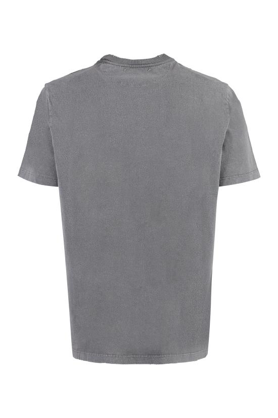 26SS 골든구스 골든 로고 프린트 반팔 티셔츠 GMP01220P000671 60318 GREY - GOLDEN GOOSE