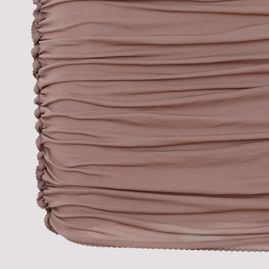  생로랑 숏 원피스 729750Y5G98 5551 NUDE NEUTRALS - SAINT LAURENT