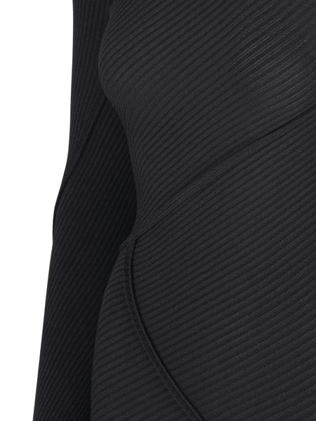  발렌시아가 롱 원피스 751094T5199 1000 BLACK - BALENCIAGA