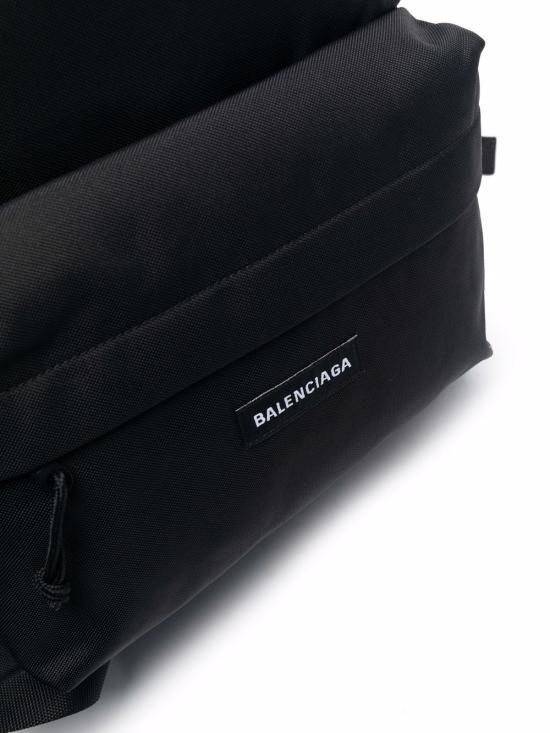 26SS 발렌시아가 로고 패치 익스플로러 백팩 5032212VZ37 1000 BLACK - BALENCIAGA