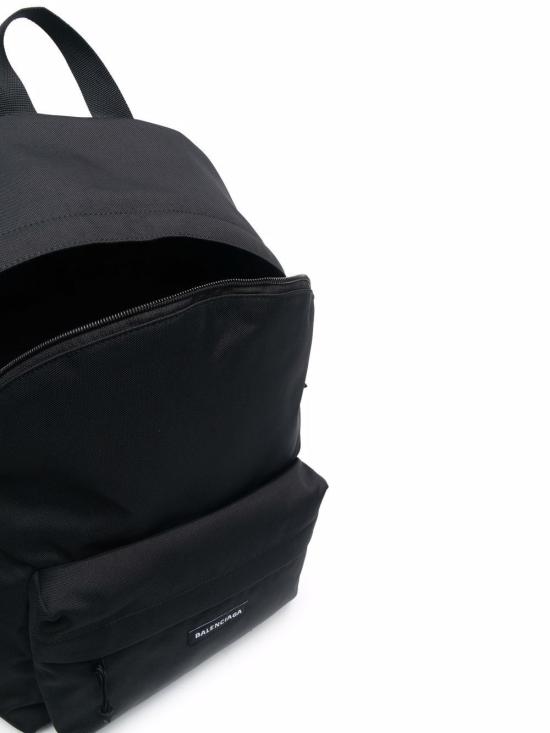 26SS 발렌시아가 로고 패치 익스플로러 백팩 5032212VZ37 1000 BLACK - BALENCIAGA